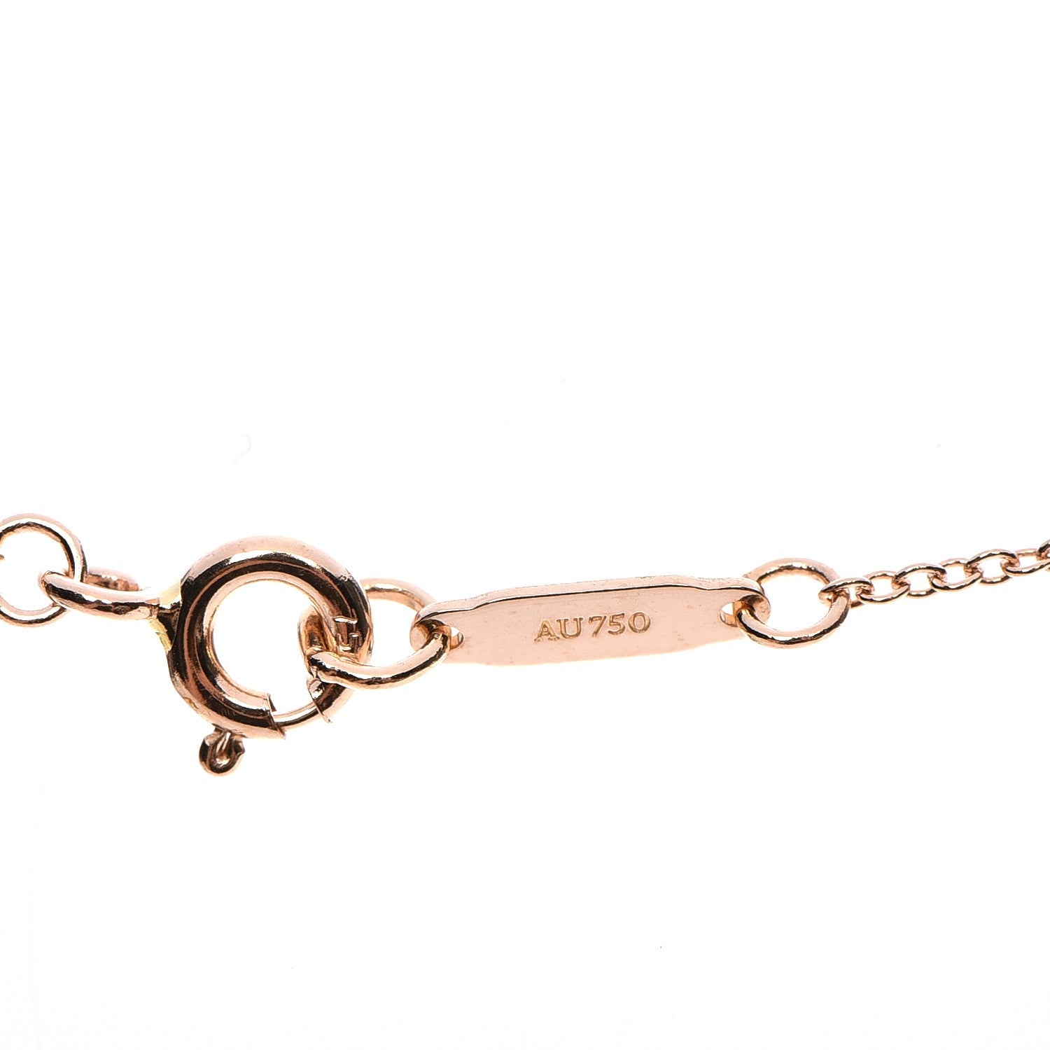 Tiffany 18K Rose Gold Mini Heart Key Pendant Necklace 12 of 14