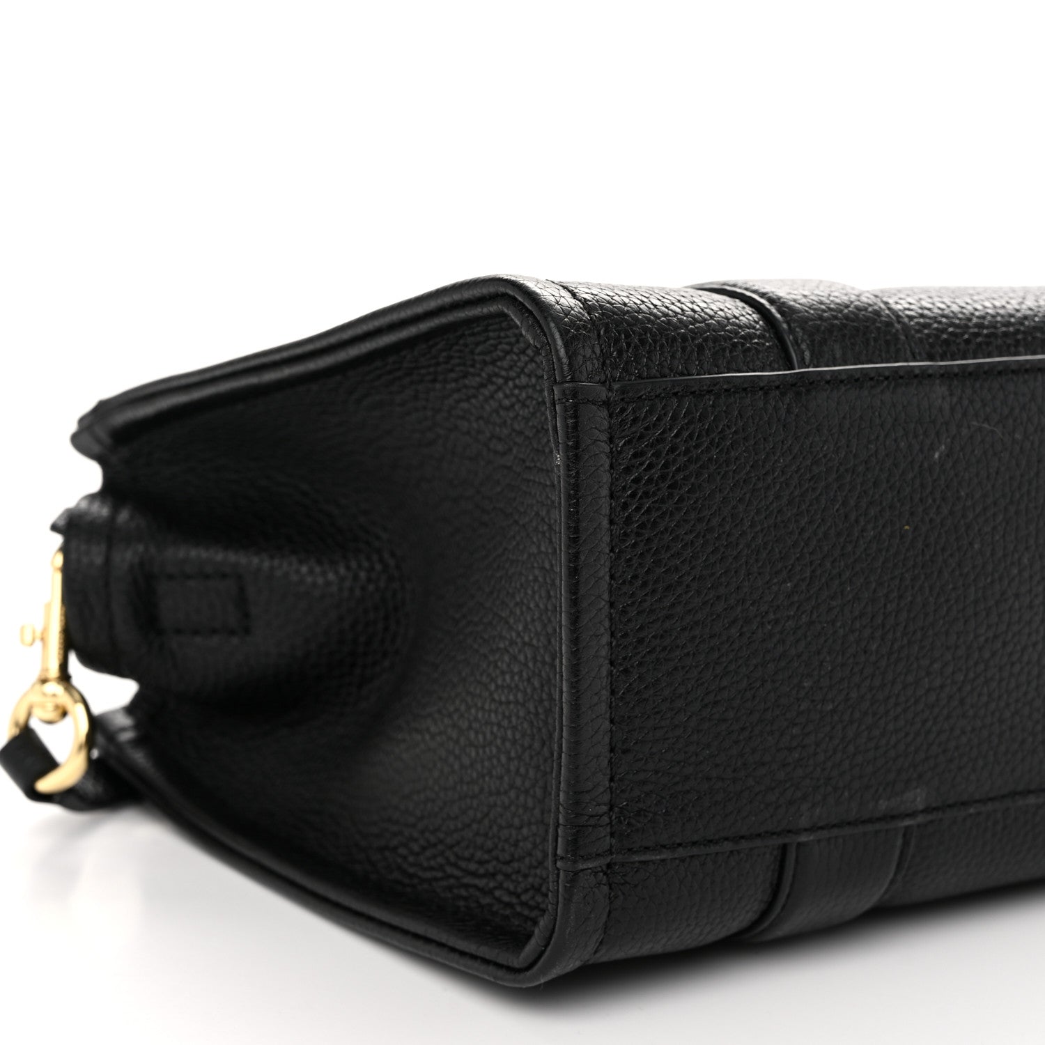 Marc Jacobs Grained Calfskin Small The Tote Bag Black 10 of 11