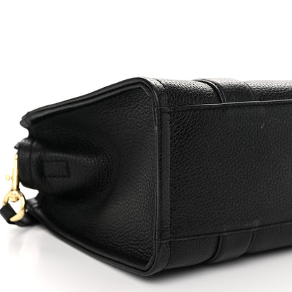Marc Jacobs Grained Calfskin Small The Tote Bag Black 10 of 11