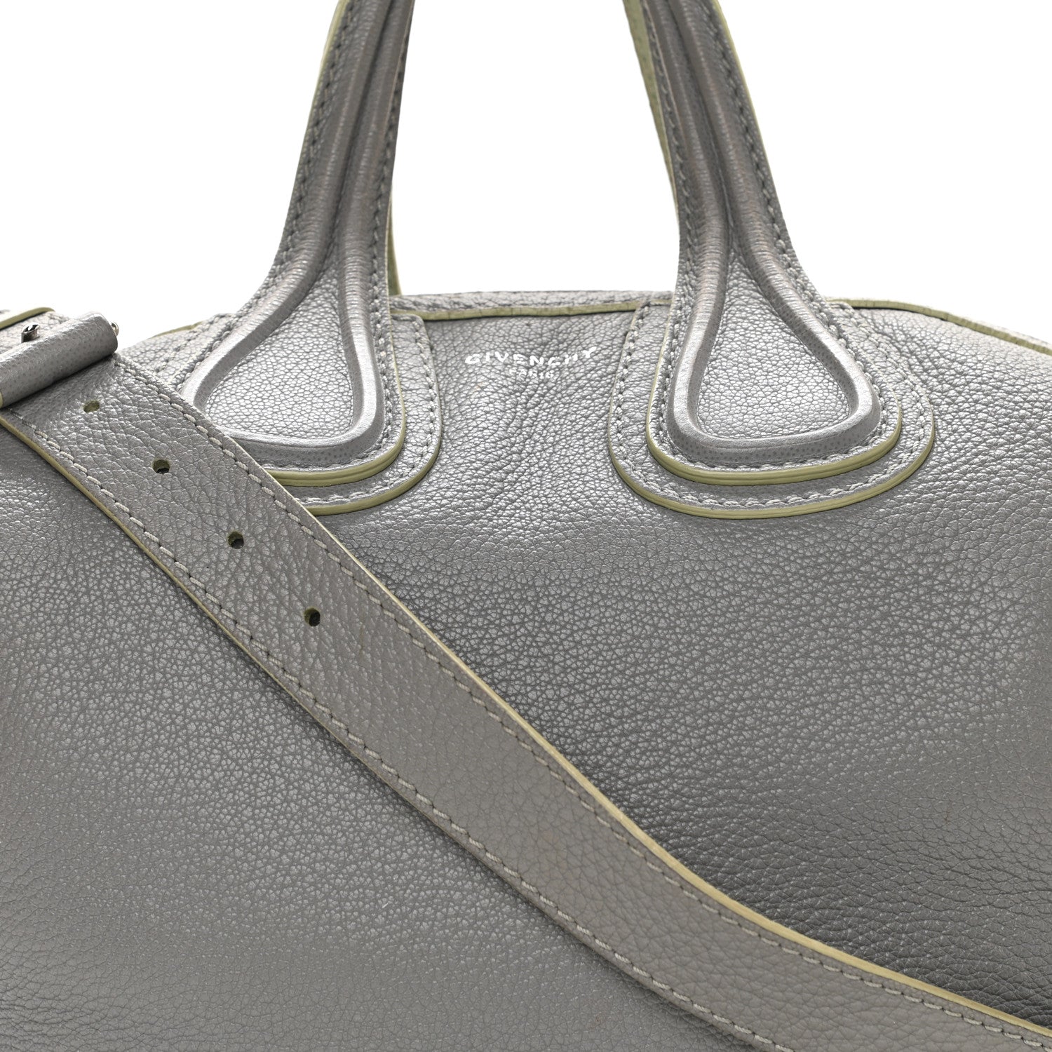 Givenchy Waxed Calfskin Micro Nightingale Sand 8 of 15