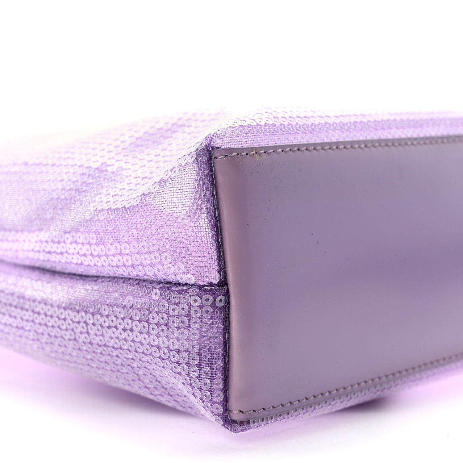 Prada Sequin Mesh Small Tote Bag Lilium 11 of 12