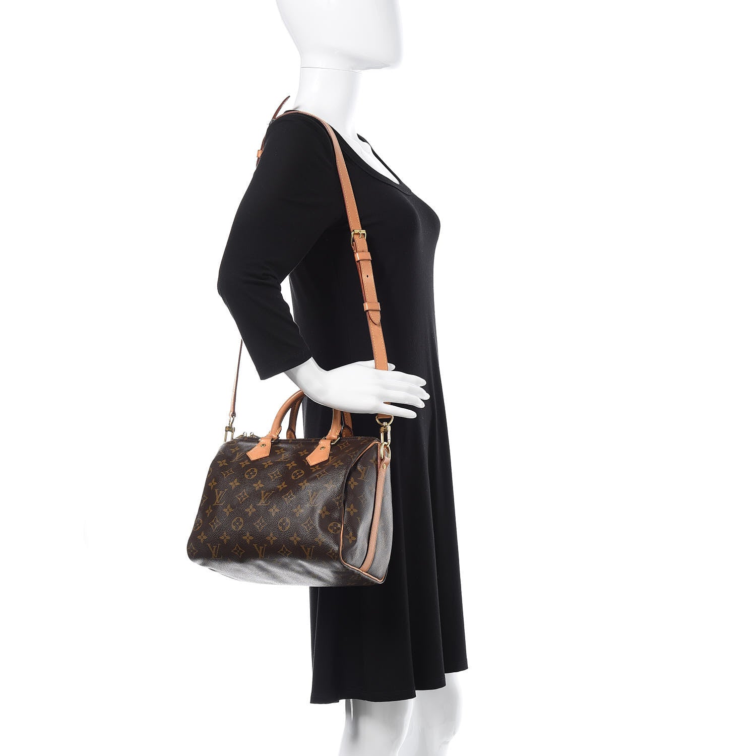 Louis Vuitton Monogram Speedy Bandouliere 25 2 of 17