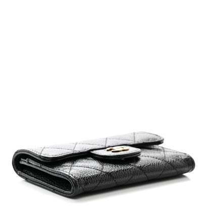 Chanel Caviar Quilted Flap Card Holder Black 4 of 9