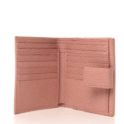 Gucci Dollar Calfskin Swing French Flap Wallet Soft Pink 4 of 5