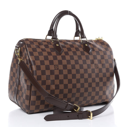 Louis Vuitton Damier Ebene Speedy Bandouliere 35 3 of 12