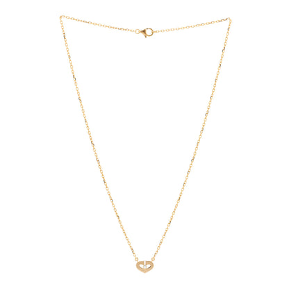 Cartier 18K Pink Gold Diamond XS Hearts and Symbols Necklace 3 of 4