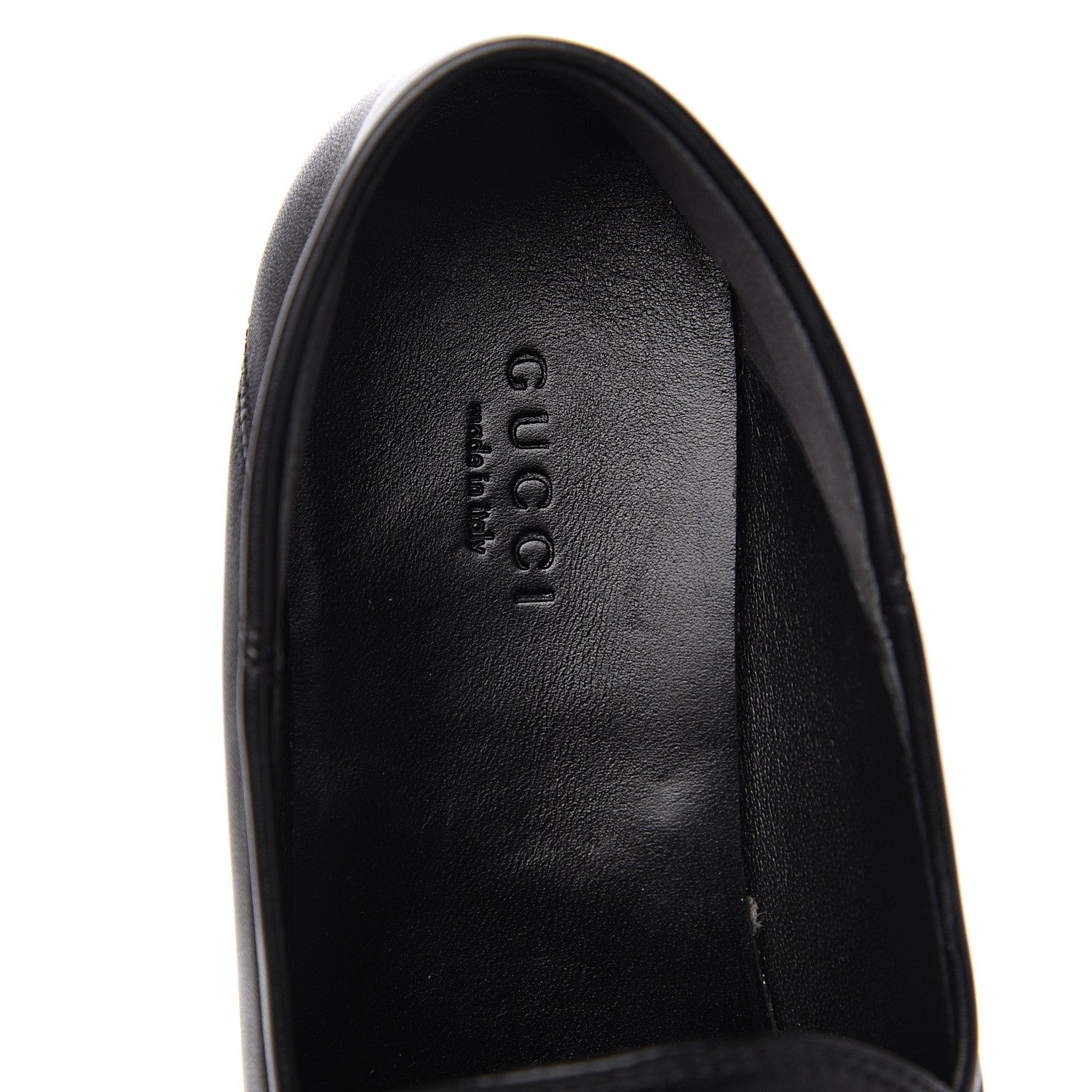 Gucci Lambskin Womens Brixton Horsebit Loafers 39.5 Black 5 of 9