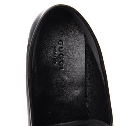 Gucci Lambskin Womens Brixton Horsebit Loafers 39.5 Black 5 of 9
