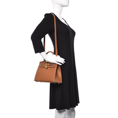Hermes Epsom Kelly Sellier 25 Gold 2 of 46