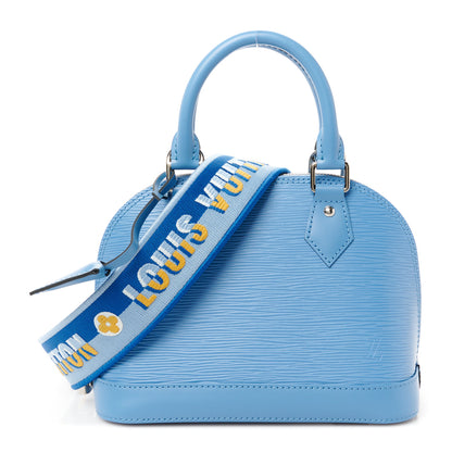 Louis Vuitton Epi Jacquard Alma BB Bleuet 1 of 12