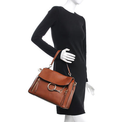 Chloe Calfskin Medium Faye Day Shoulder Bag Tan 3 of 8