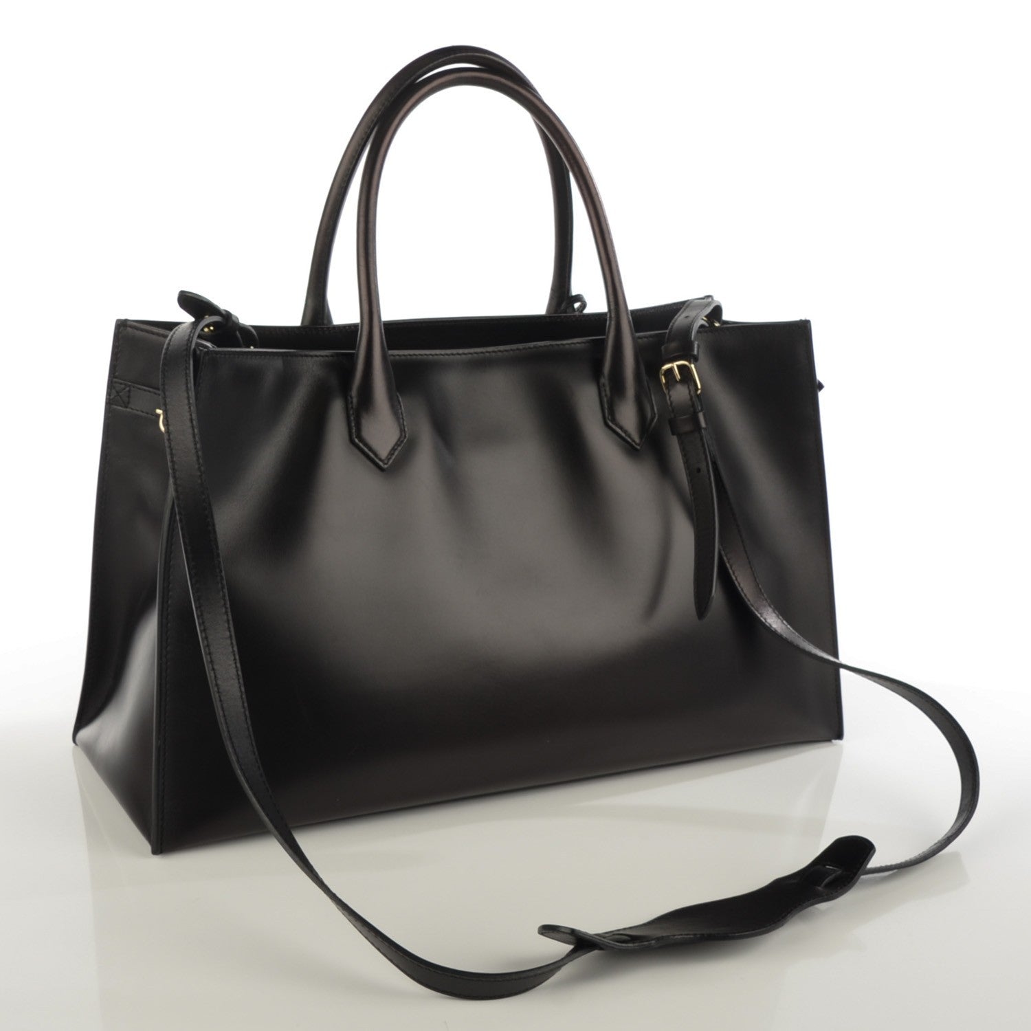 Balenciaga Calfskin Padlock Work S Black 3 of 7