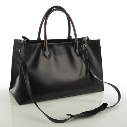 Balenciaga Calfskin Padlock Work S Black 3 of 7