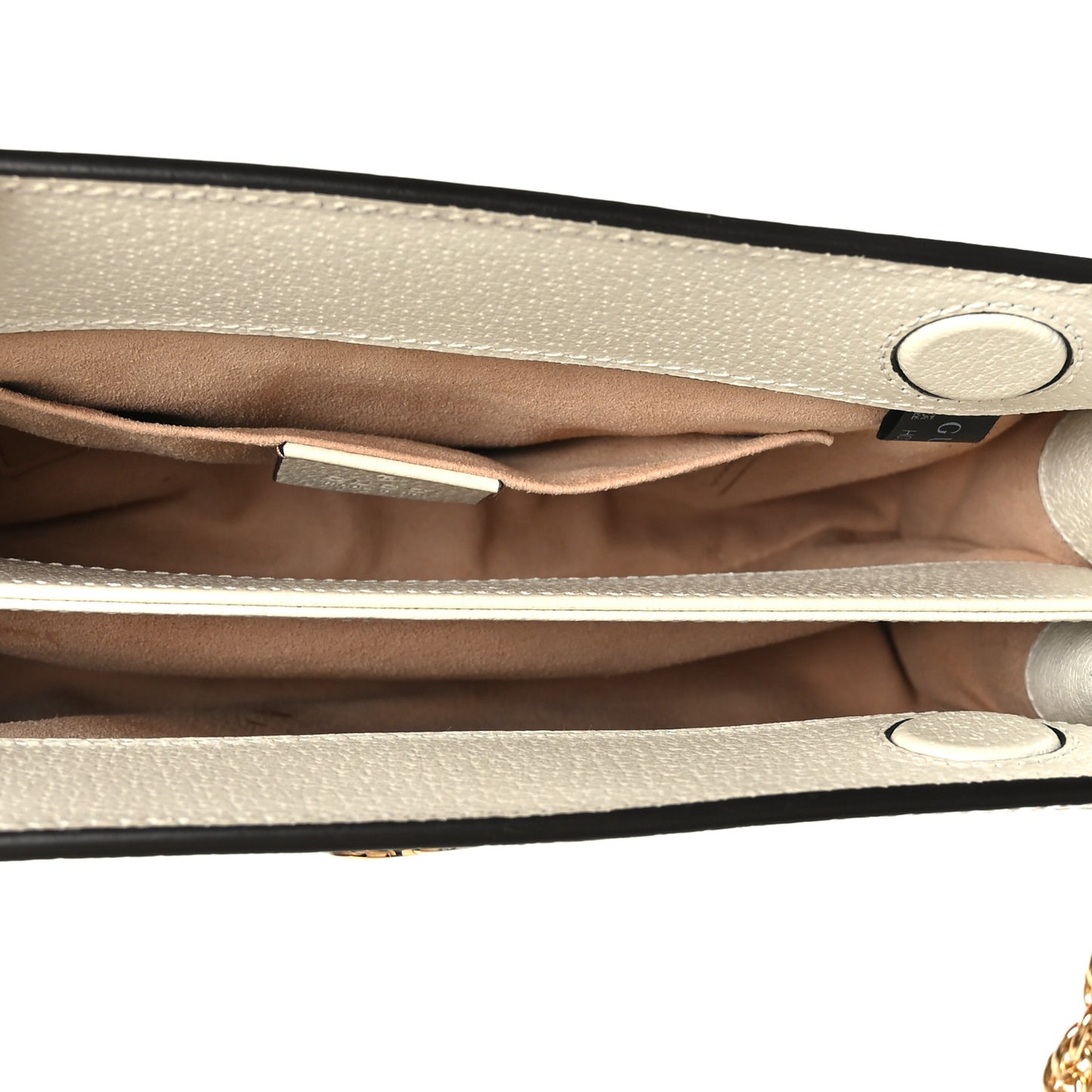 GG Supreme Monogram Flora Web Small Ophidia Chain Shoulder Bag White