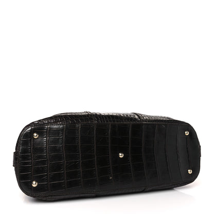 Saint Laurent Crocodile Oversized Muse Bag Brown 3 of 11