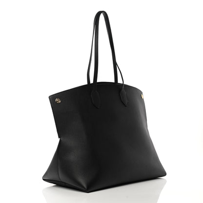 Burberry Calfskin Large Society Tote Black 3 of 11