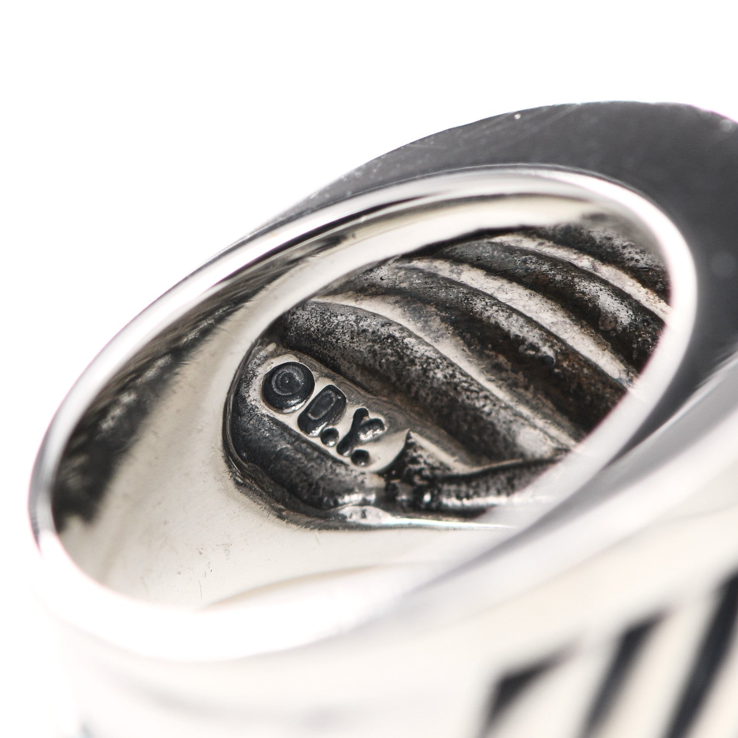 David Yurman Sterling Silver Diamond Cable Cigar Band Ring 52 6 4 of 4