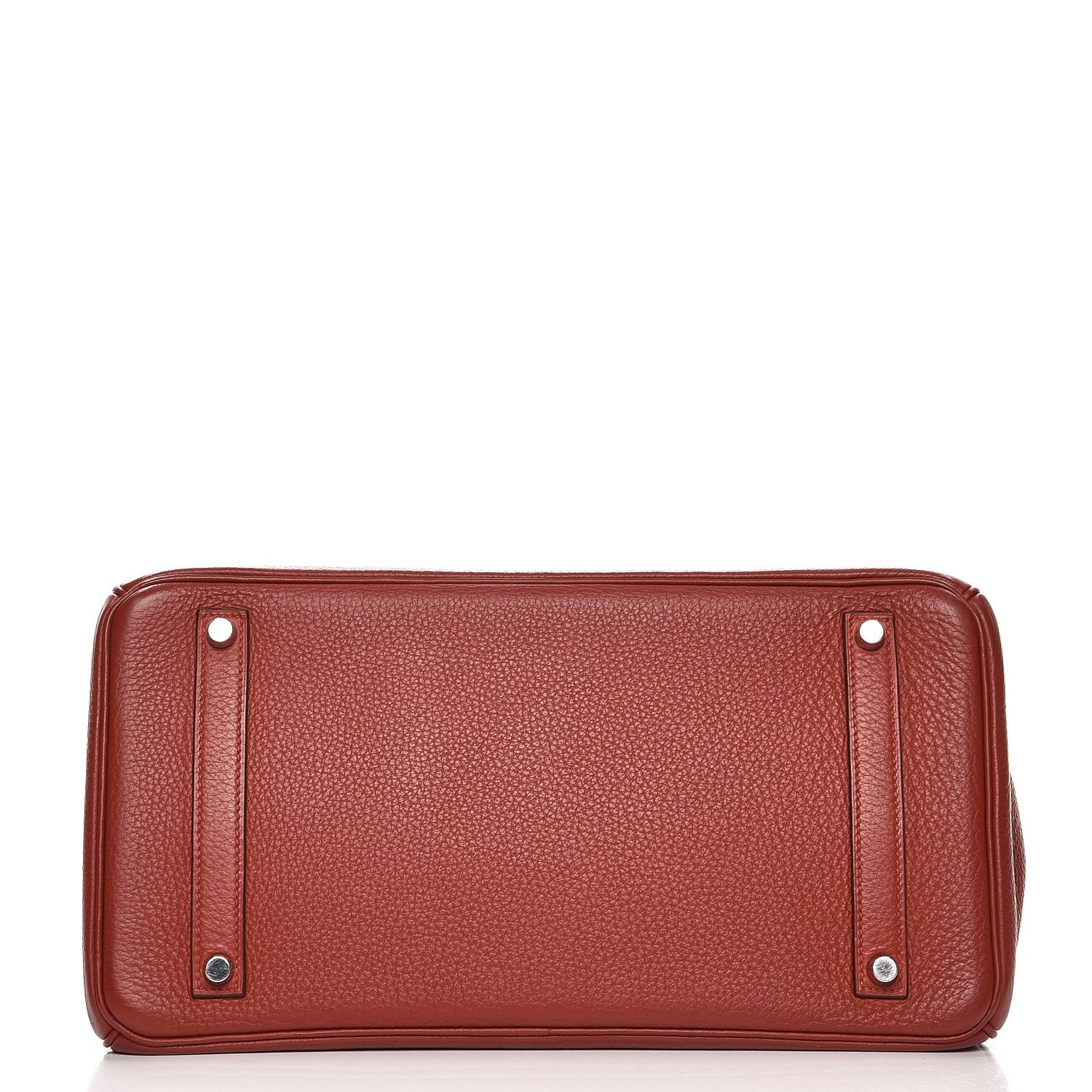 Hermes Taurillon Clemence Birkin 35 Rouge Venetian 6 of 36