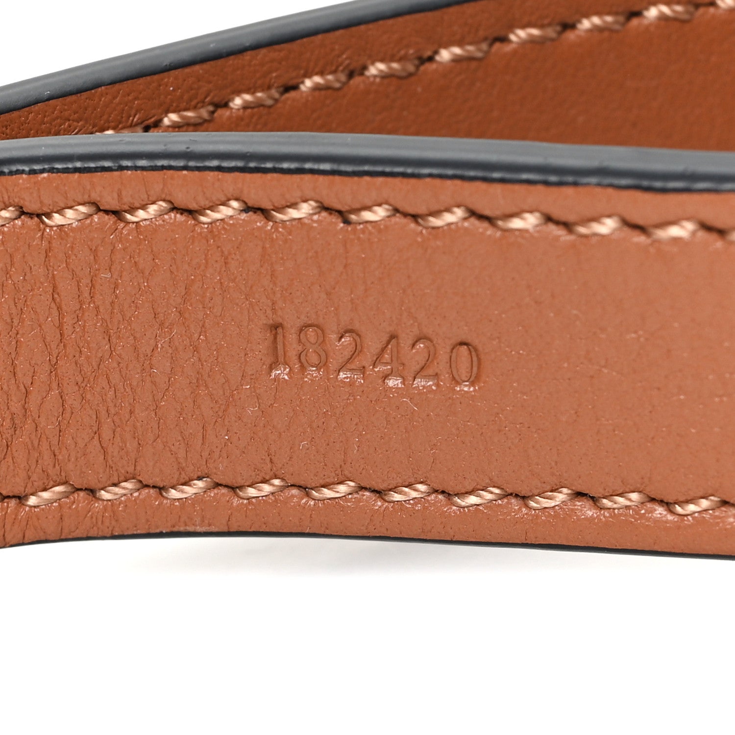 Loewe Calfskin Branded Short Strap Tan 4 of 4