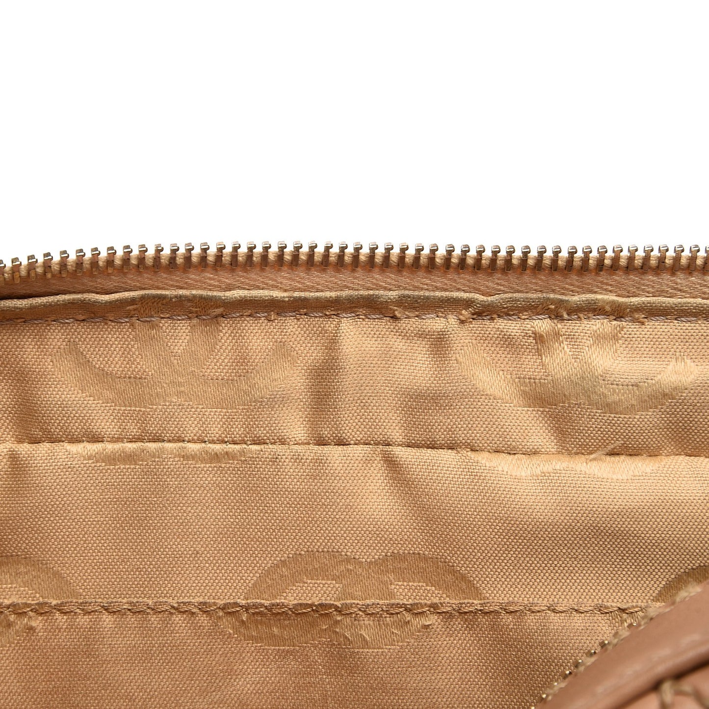 Lambskin Surpique Shoulder Bag Beige