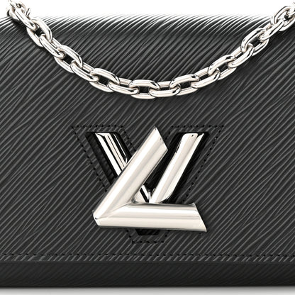 Louis Vuitton Epi Twist Chain Wallet Black 8 of 12