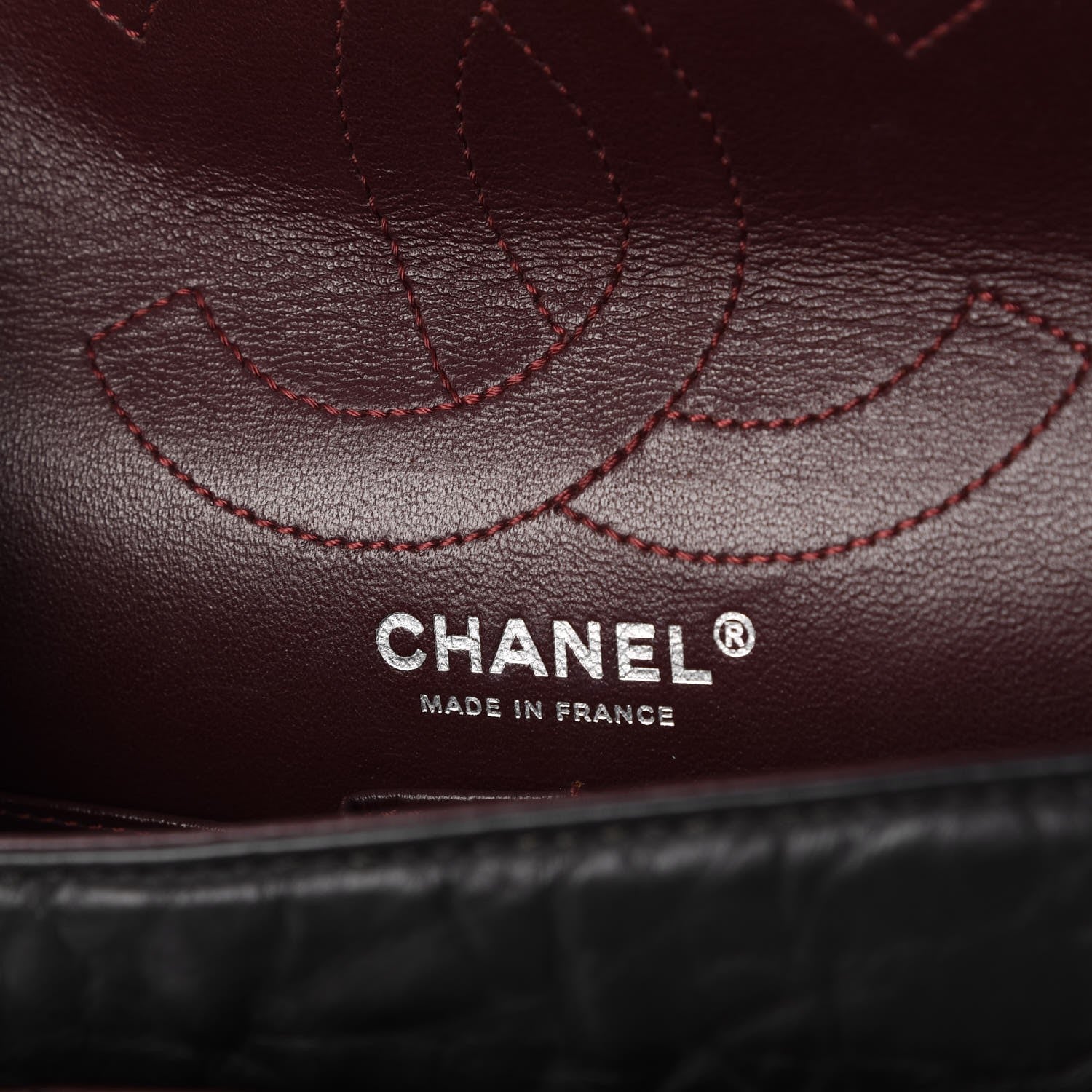 Chanel Aged Calfskin Quilted 2.55 Reissue 226 Flap Black 5 of 7