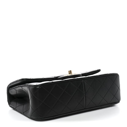 Chanel Lambskin Quilted Small Sweet Camellia Flap Black 4 of 11