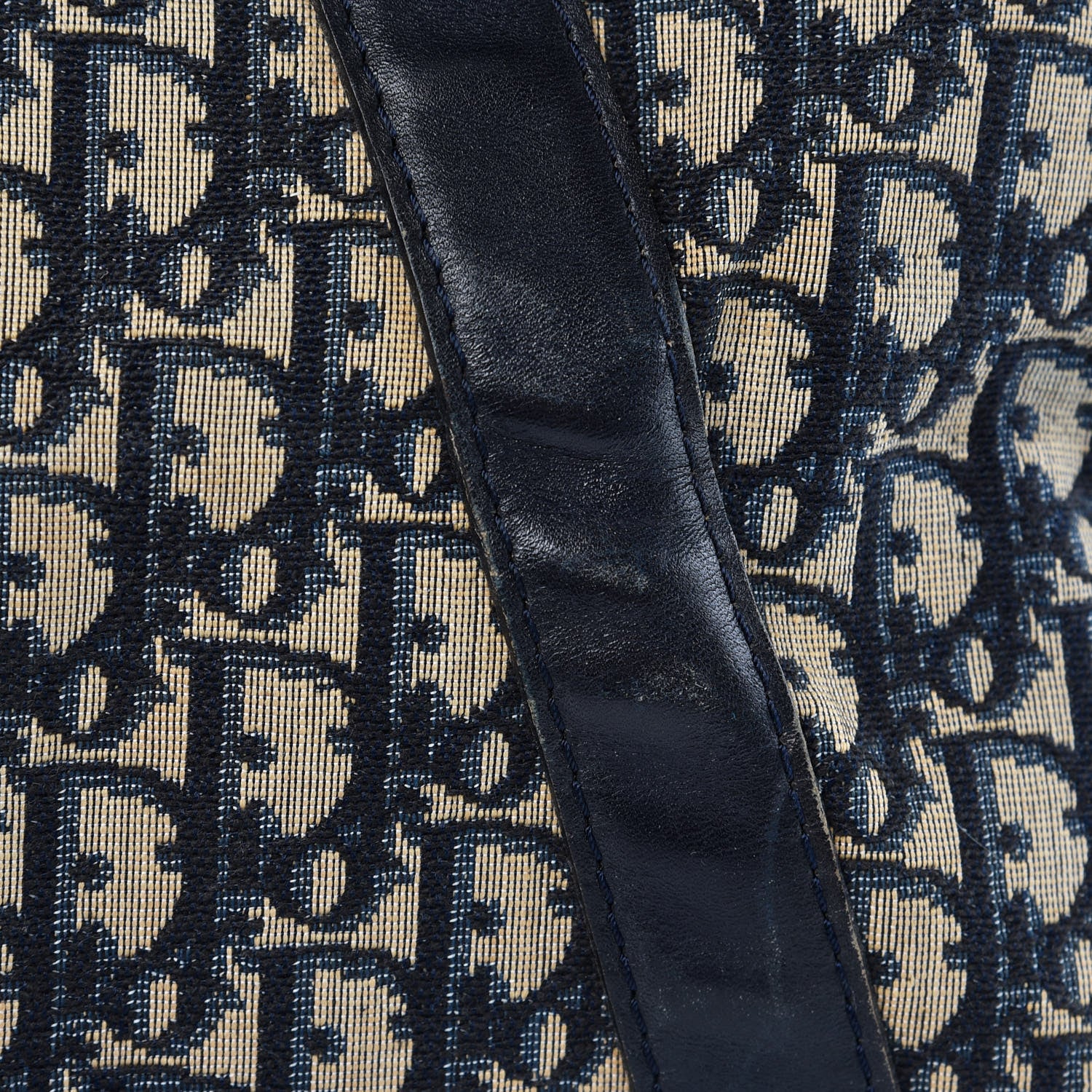 Christian Dior Monogram Duffle Navy Blue 12 of 13