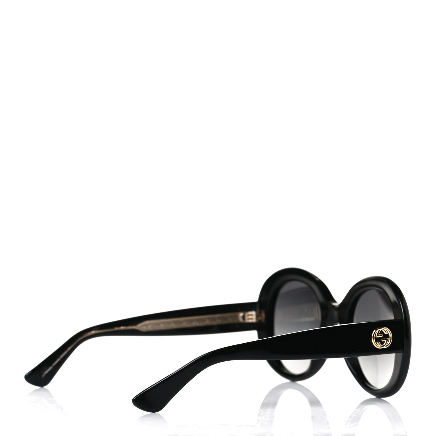 Gucci Acetate Round GG Sunglasses GG3815S Black 4 of 8