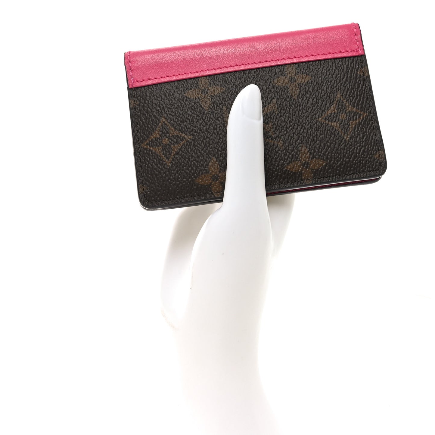 Monogram Macassar Pocket Organizer NM Fuchsia