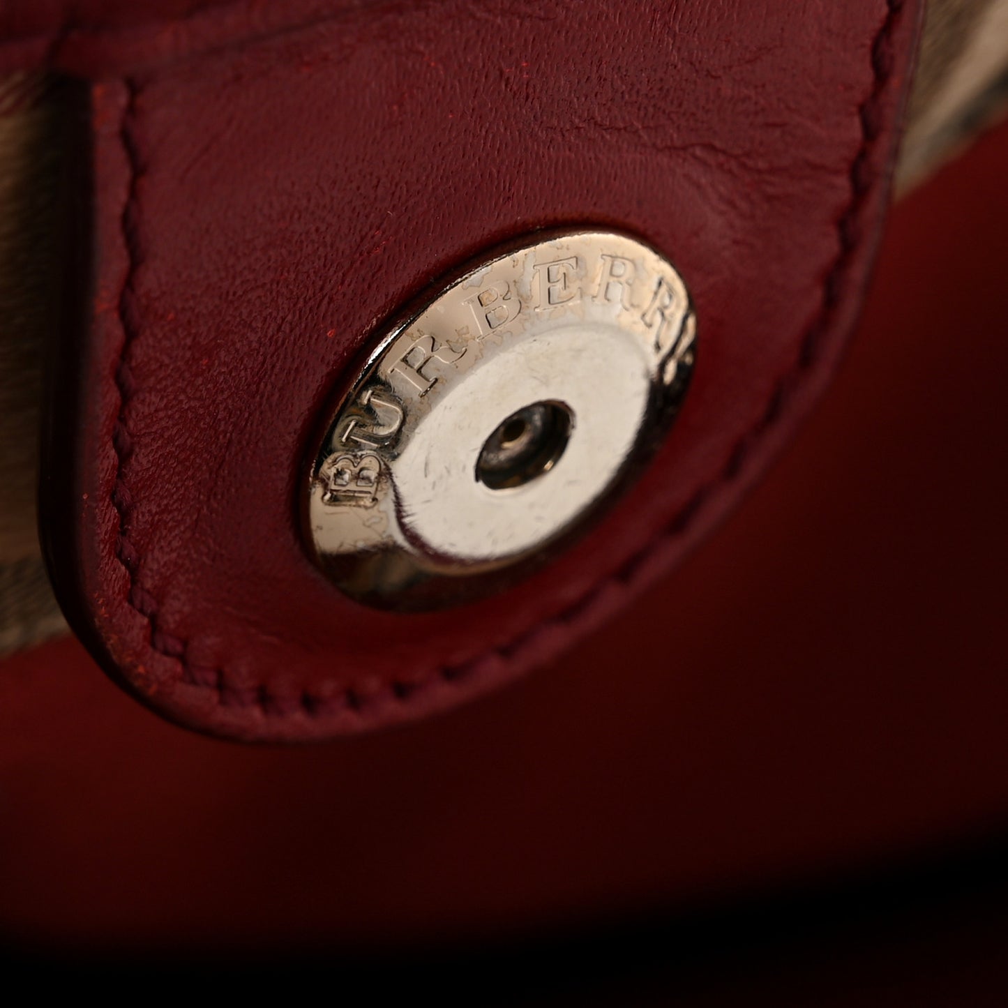 Haymarket Check Small Canterbury Tote Red