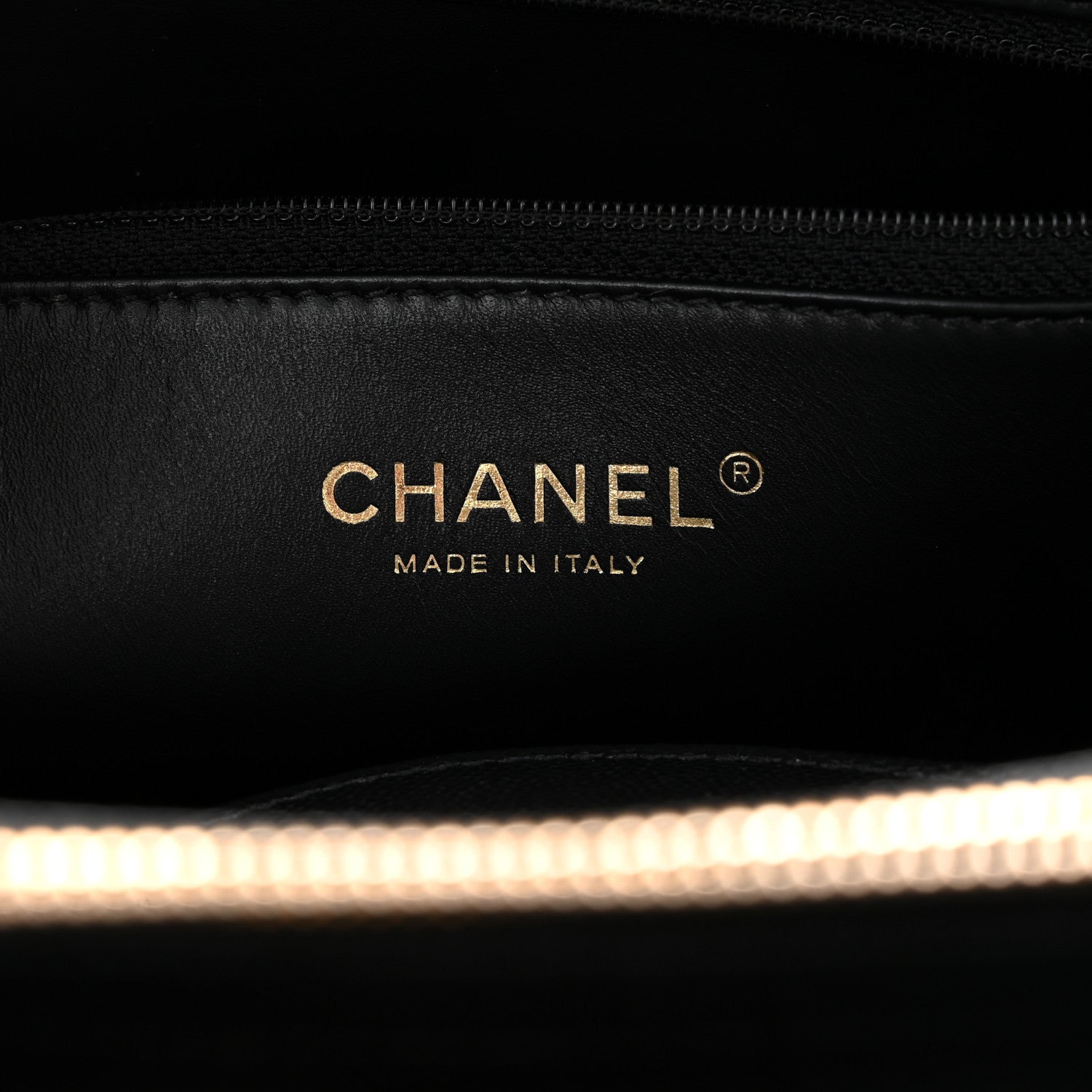 Chanel Caviar Quilted Small Shopping Tote Black 6 of 10