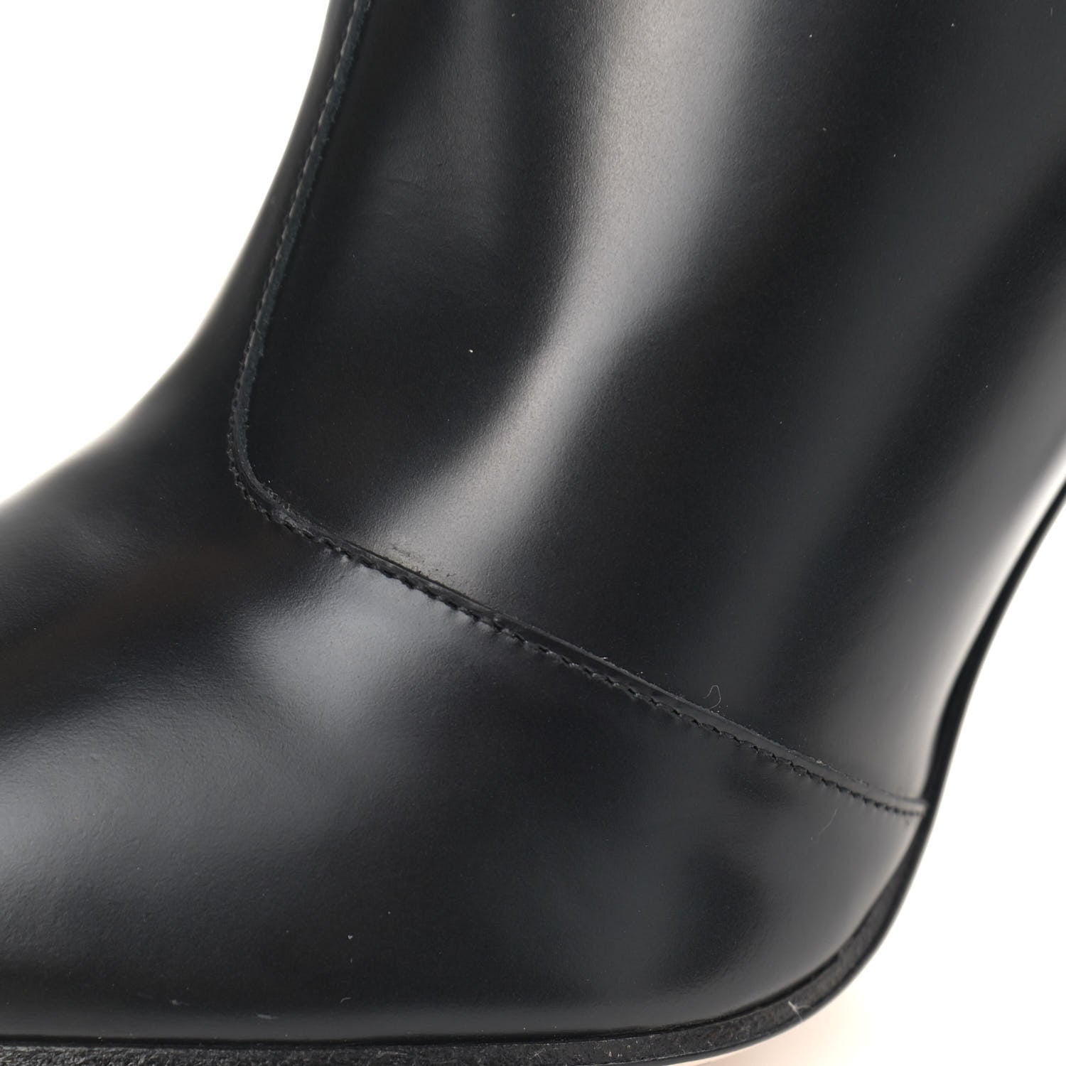 Gucci Plume Calfskin Damir Lattice Cutout Boots 38 Black 10 of 12