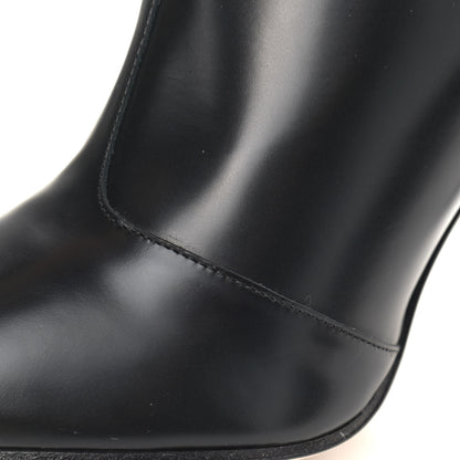 Gucci Plume Calfskin Damir Lattice Cutout Boots 38 Black 10 of 12