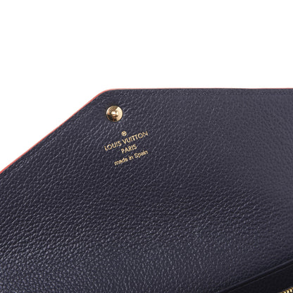 Louis Vuitton Empreinte Sarah Wallet NM Marine Rouge 5 of 10