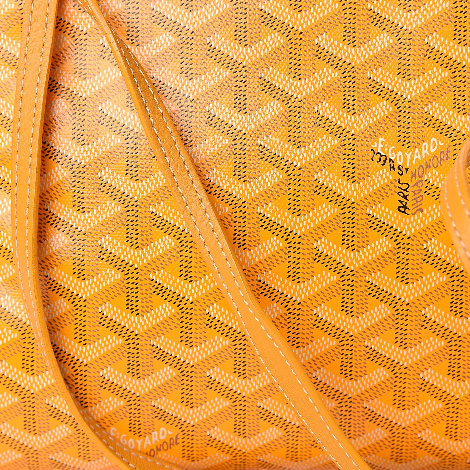 Goyard Goyardine Rouette PM Yellow 16 of 19