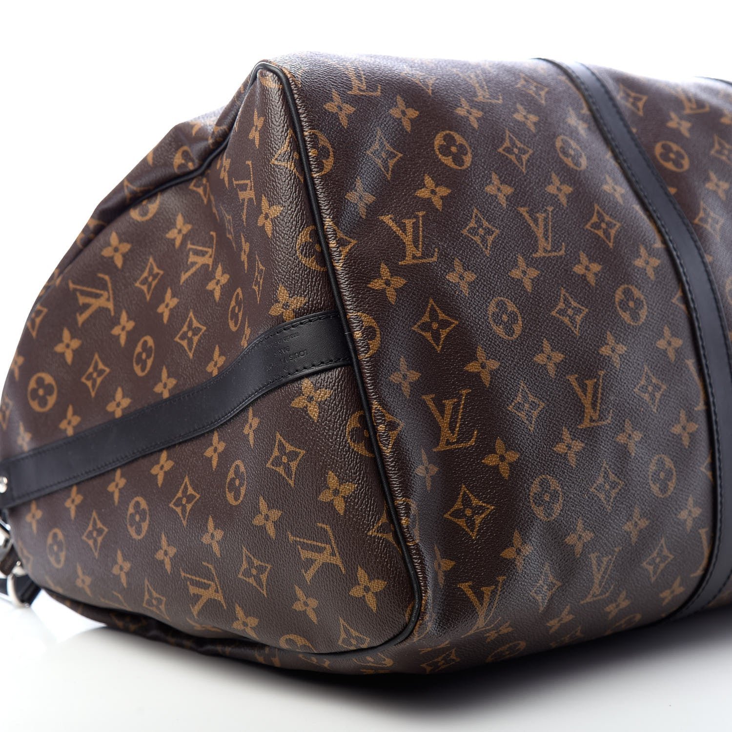 Louis Vuitton Monogram Macassar Keepall Bandouliere 55 5 of 8