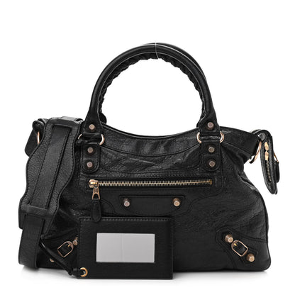 Balenciaga Agneau Giant 12 Rose Gold Hardware Town Black 1 of 13