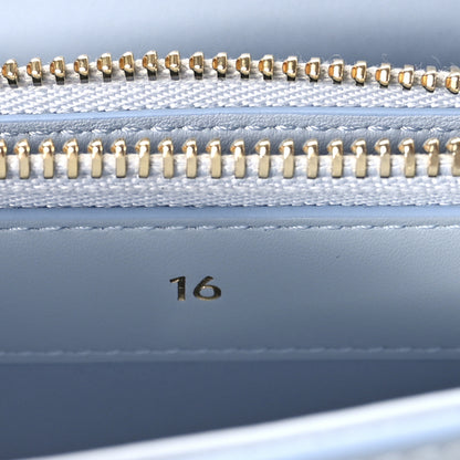 Celine Satinated Calfskin Mini 16 Top Handle Bag Pale Blue 8 of 13