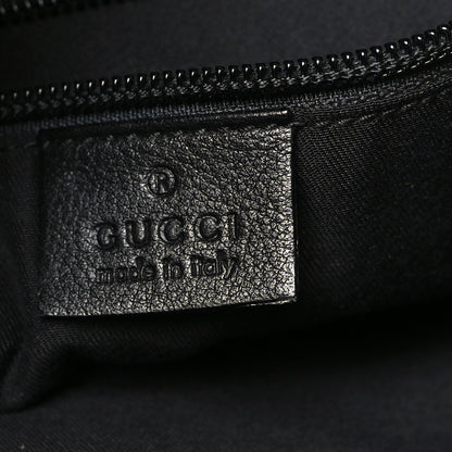 Gucci Calfskin Large Flap Messenger Bag  Black 6 of 10