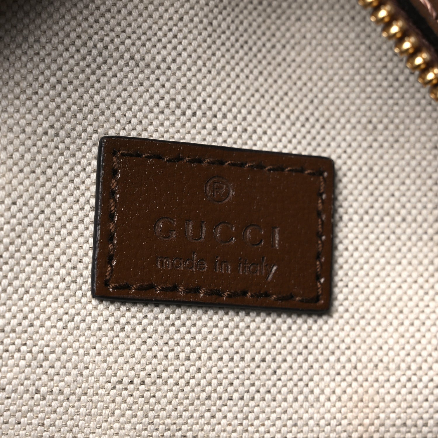 Gucci GG Supreme Monogram Textured Calfskin Retro Interlocking G