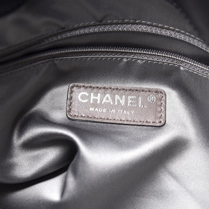 Chanel Calfskin Modern Chain Rhodoid Hobo Black 7 of 10