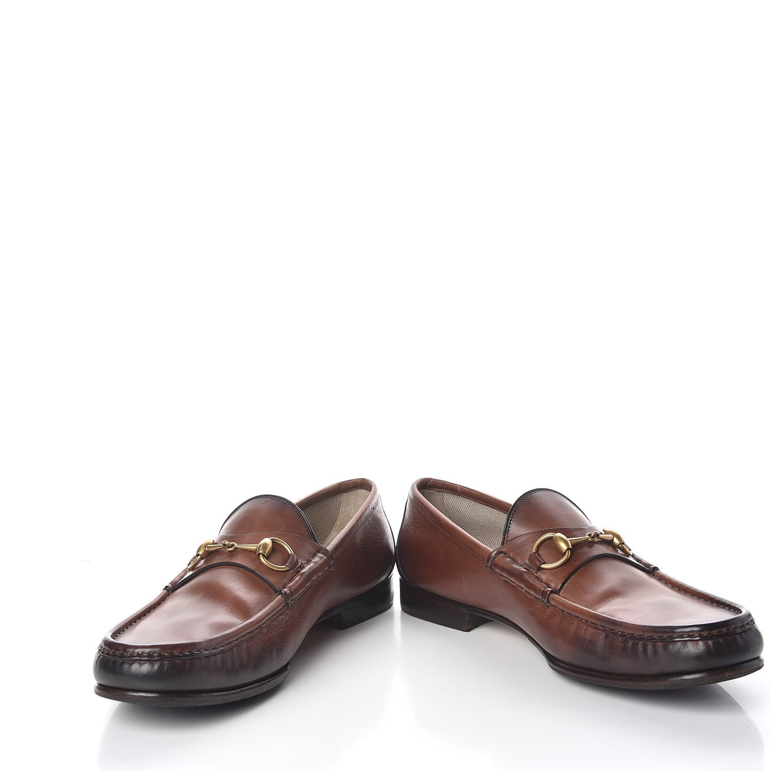 Gucci Calfskin Mens 1953 Horsebit Loafers 11 Brown 6 of 13