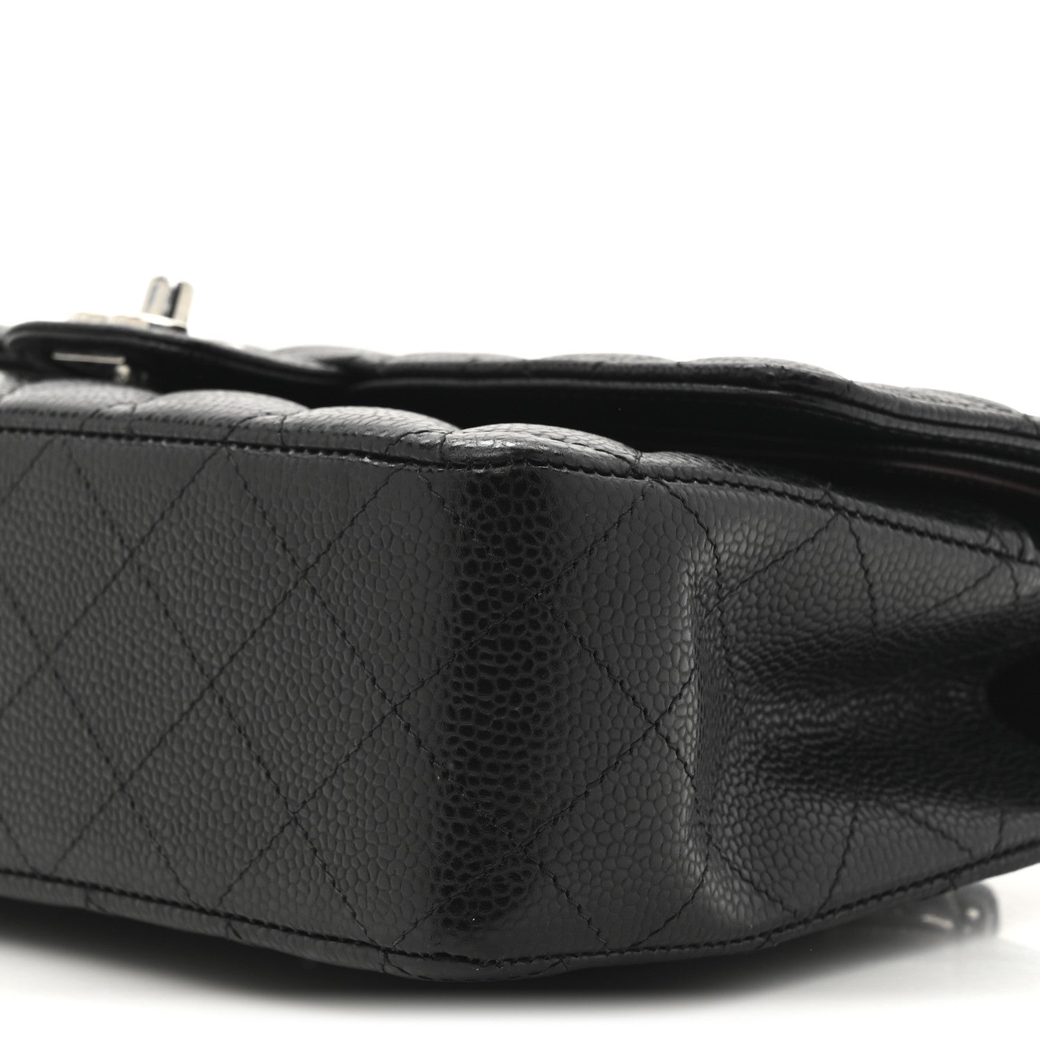 Chanel Caviar Quilted Medium Double Flap Black 8 of 10