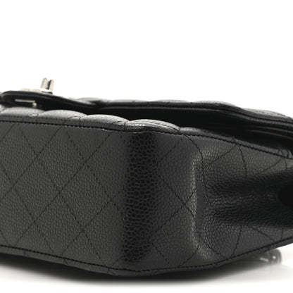 Chanel Caviar Quilted Medium Double Flap Black 8 of 10