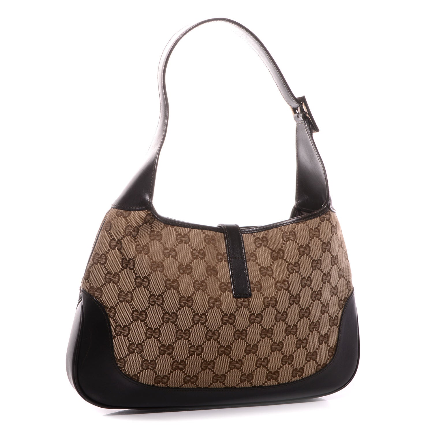 Gucci Monogram Web Jackie O Hobo Brown 3 of 7