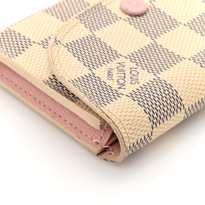 Louis Vuitton Damier Azur Rosalie Coin Purse Rose Ballerine 7 of 11