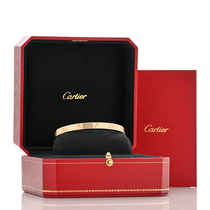 Cartier 18K Yellow Gold LOVE Cuff Bracelet 19 4 of 4