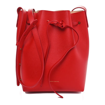 Mansur Gavriel Caviar Mini Bucket Bag Flamma Blush 1 of 10