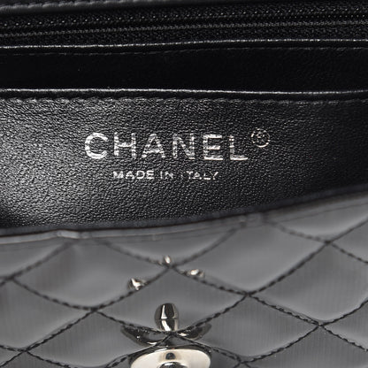 Chanel Striated Patent Quilted Mini Rectangular Flap Black 8 of 12